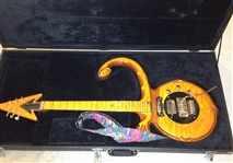 Prince Original Custom Made Replica Symbol Guitar and Travel Case